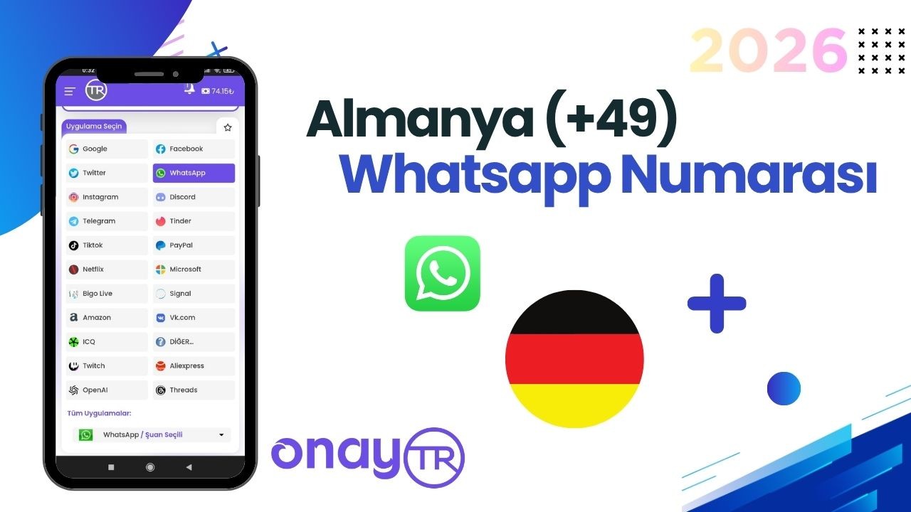 Almanya WhatsApp Numarası (+49) Nasıl Alınır?