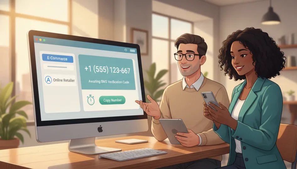 OnayTR panelinde Amazon servisinin seçildiği ve sanal numara alındığı bir arayüz