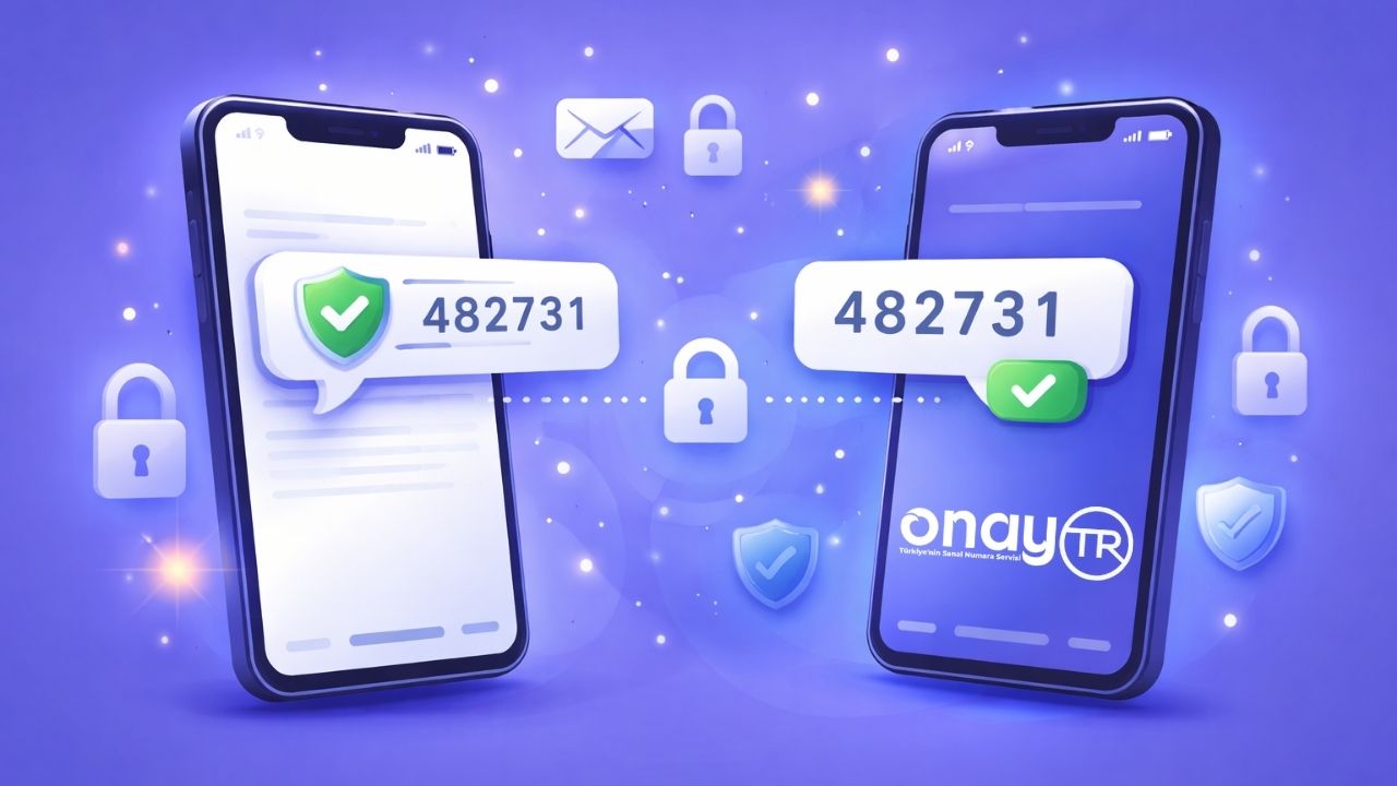 Güvenilir SMS onay sistemi ile mobil telefona gelen doğrulama kodu