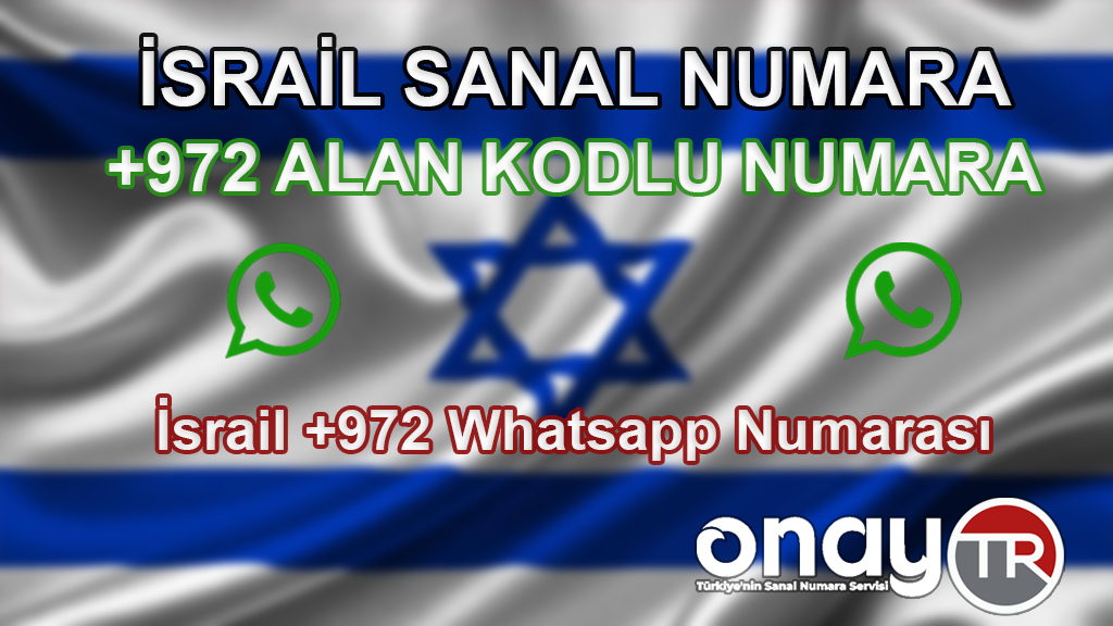 İsrail +972 Fake Numara Alma 2023