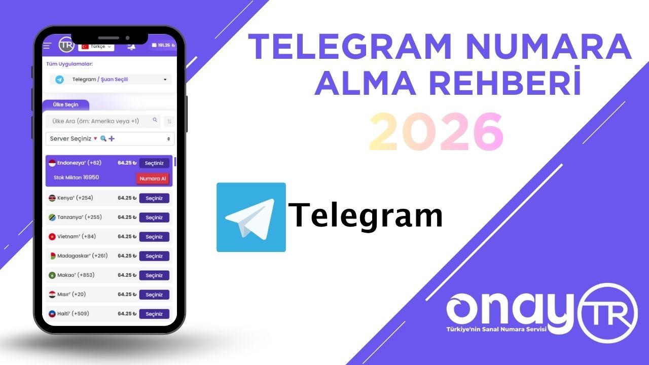 Telegram Numara Alma Rehberi: SMS Onay ile Hesap Açma