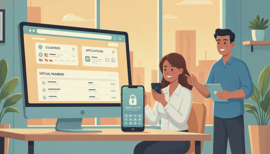 Bir bilgisayar ekranında OnayTR web sitesi arayüzü ve yanında bir akıllı telefon